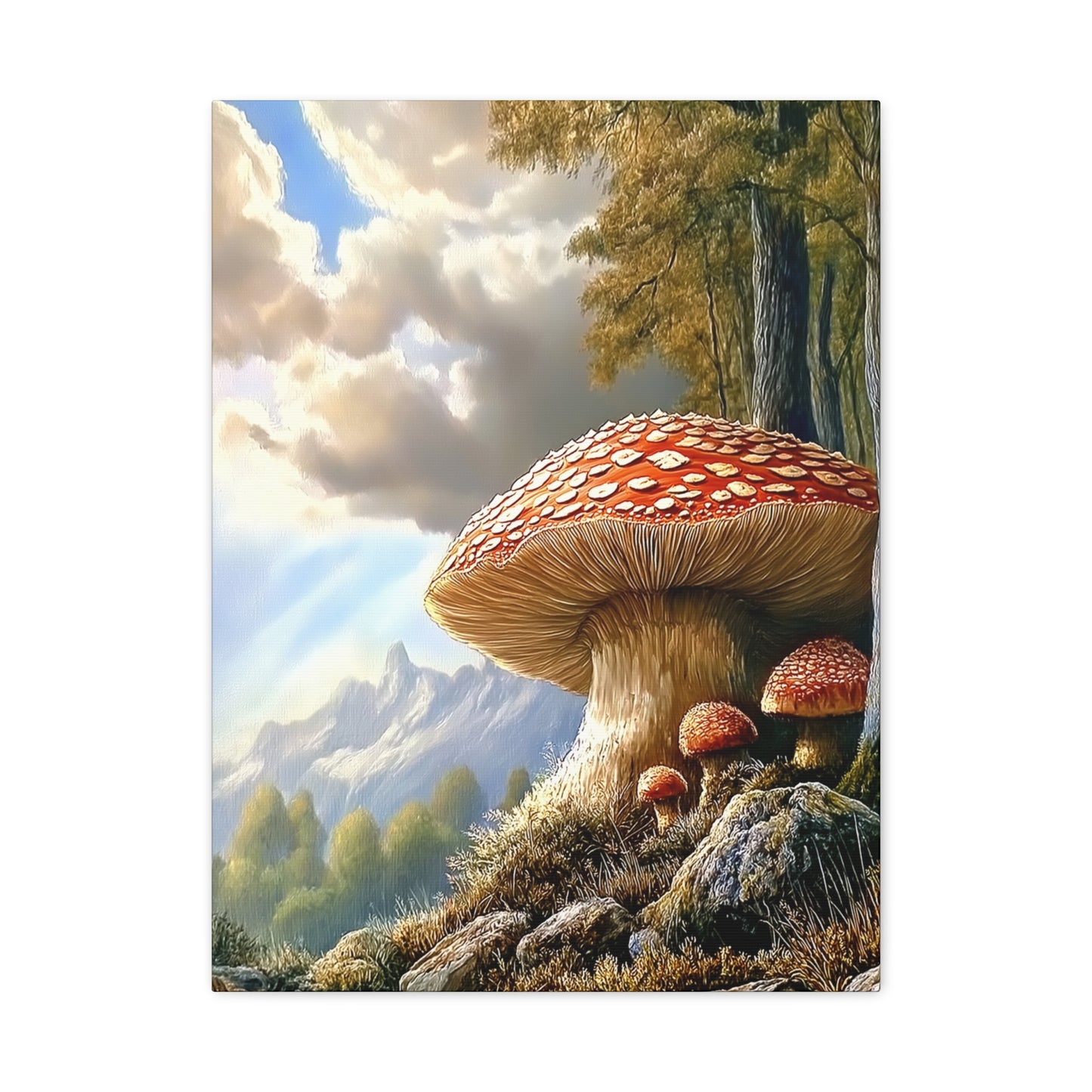 Canvas Print - Giant Mushrooms in the Rockies