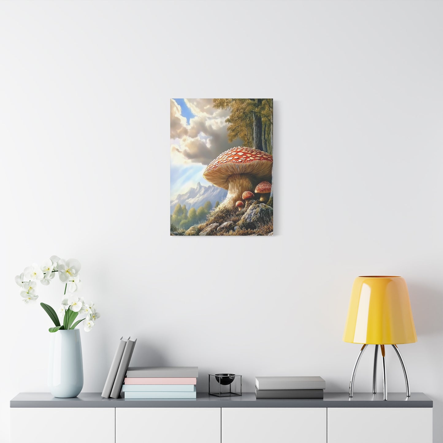 Canvas Print - Giant Mushrooms in the Rockies