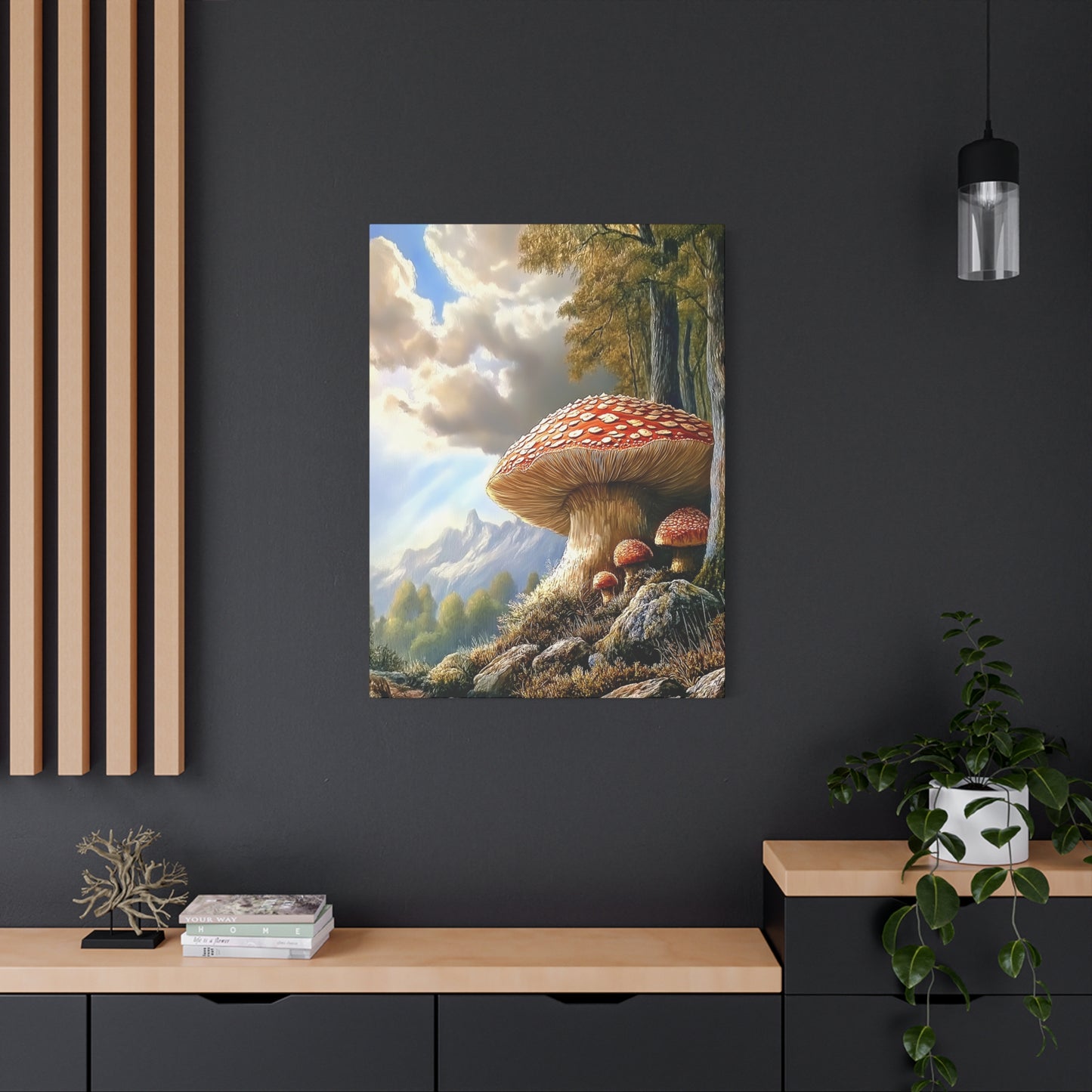 Canvas Print - Giant Mushrooms in the Rockies