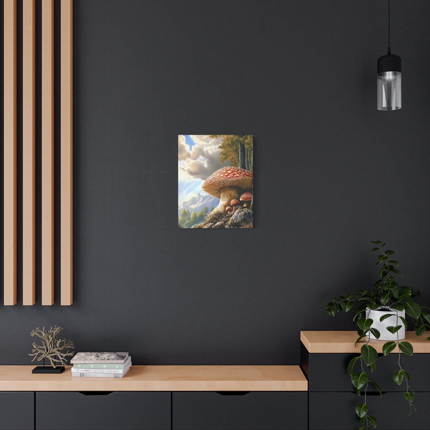 Canvas Print - Giant Mushrooms in the Rockies