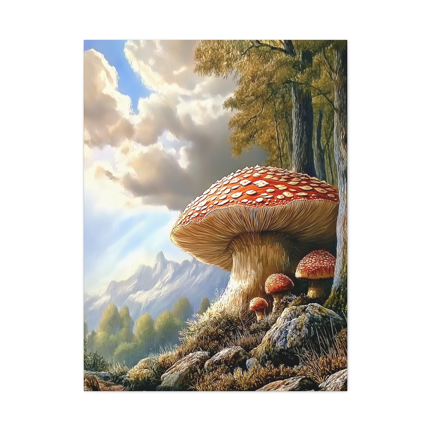 Canvas Print - Giant Mushrooms in the Rockies