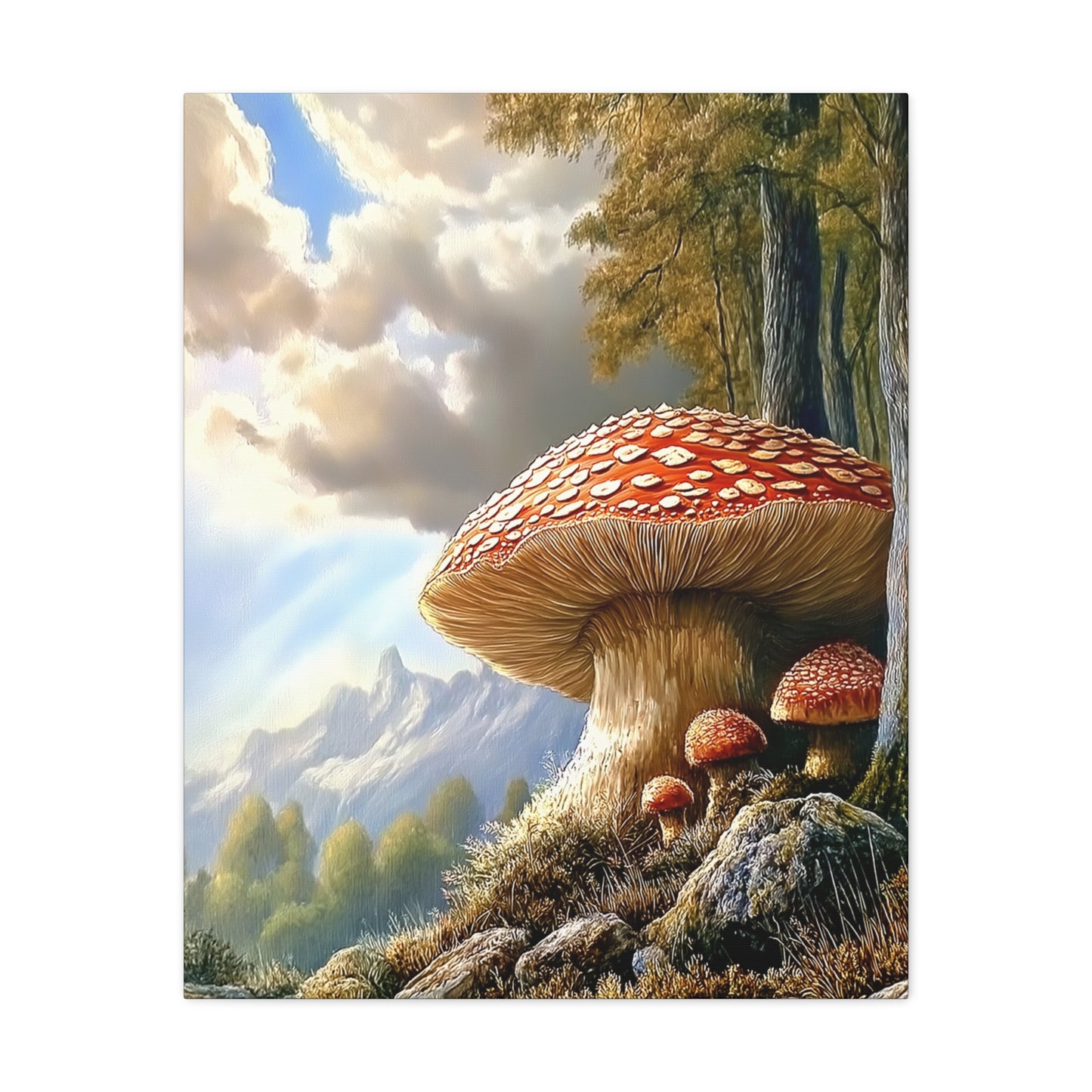 Canvas Print - Giant Mushrooms in the Rockies