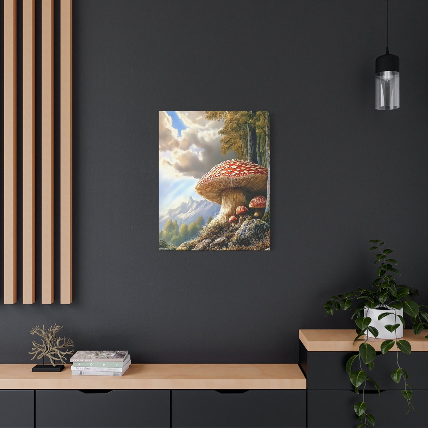 Canvas Print - Giant Mushrooms in the Rockies