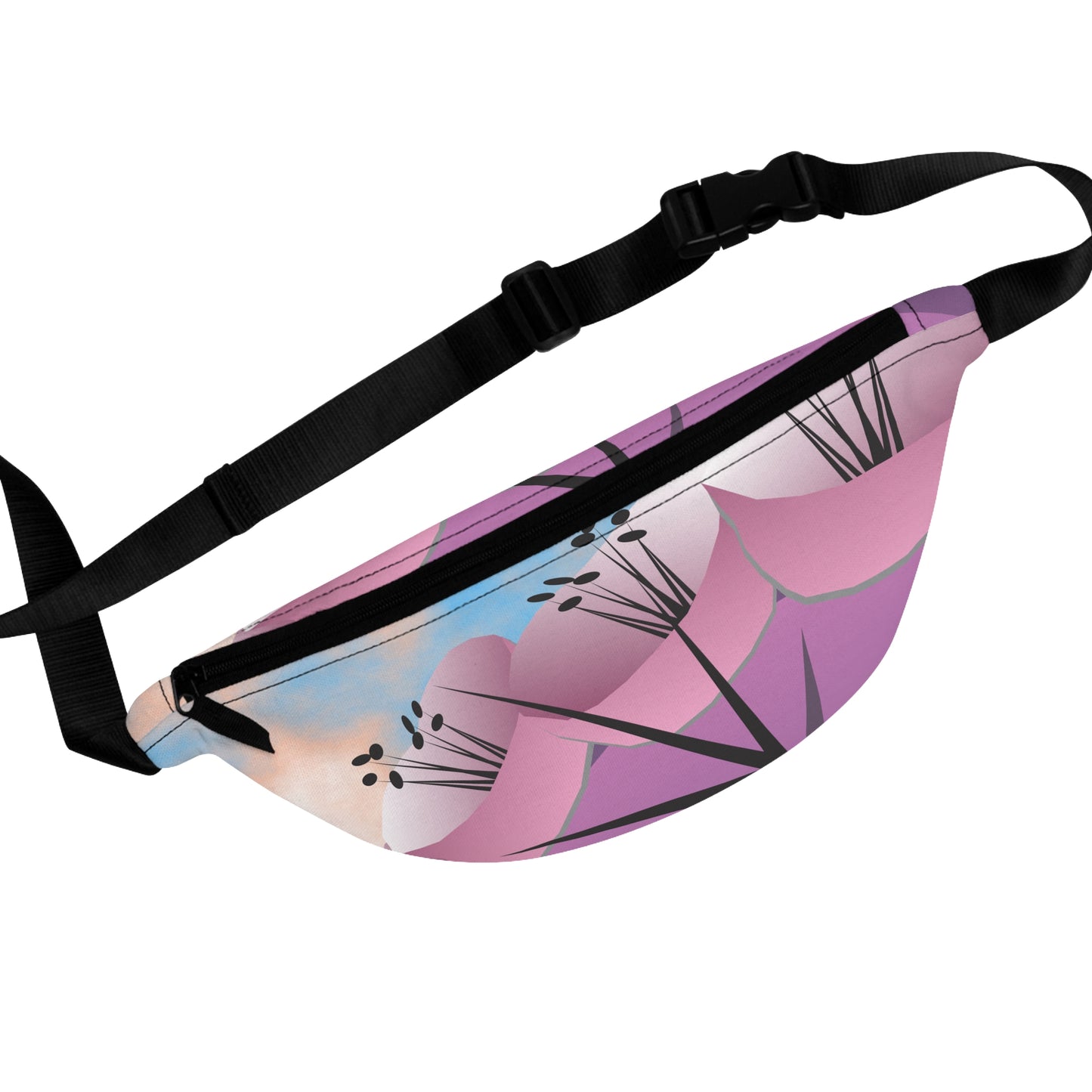 Purple Cactus 2 Fanny Pack
