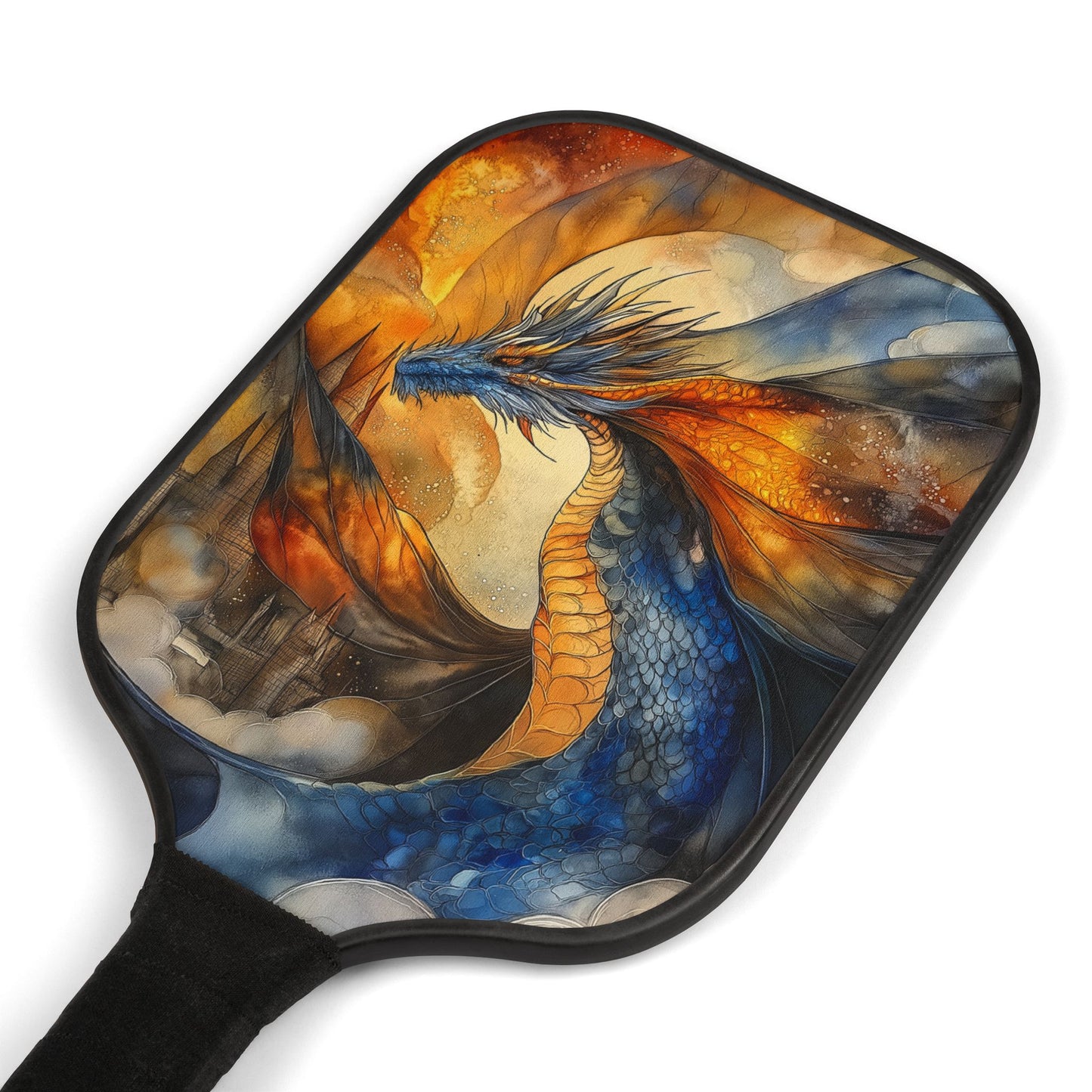 Dragon-Themed Pickleball Kit - Stunning Paddles & Balls for Enthusiasts