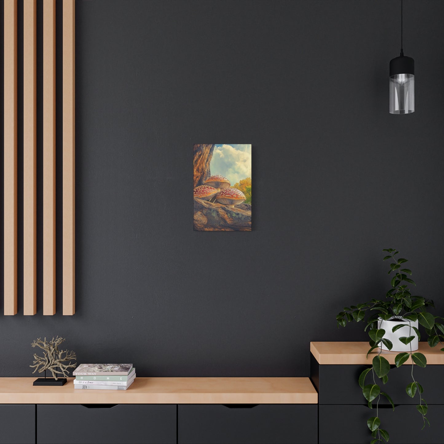 Canvas Print - Red Cap Mushroom Air