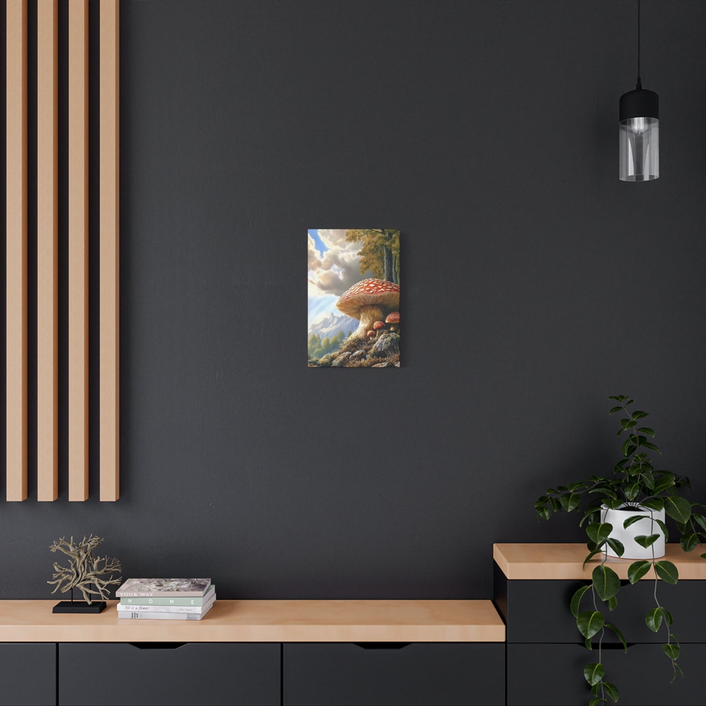 Canvas Print - Giant Mushrooms in the Rockies