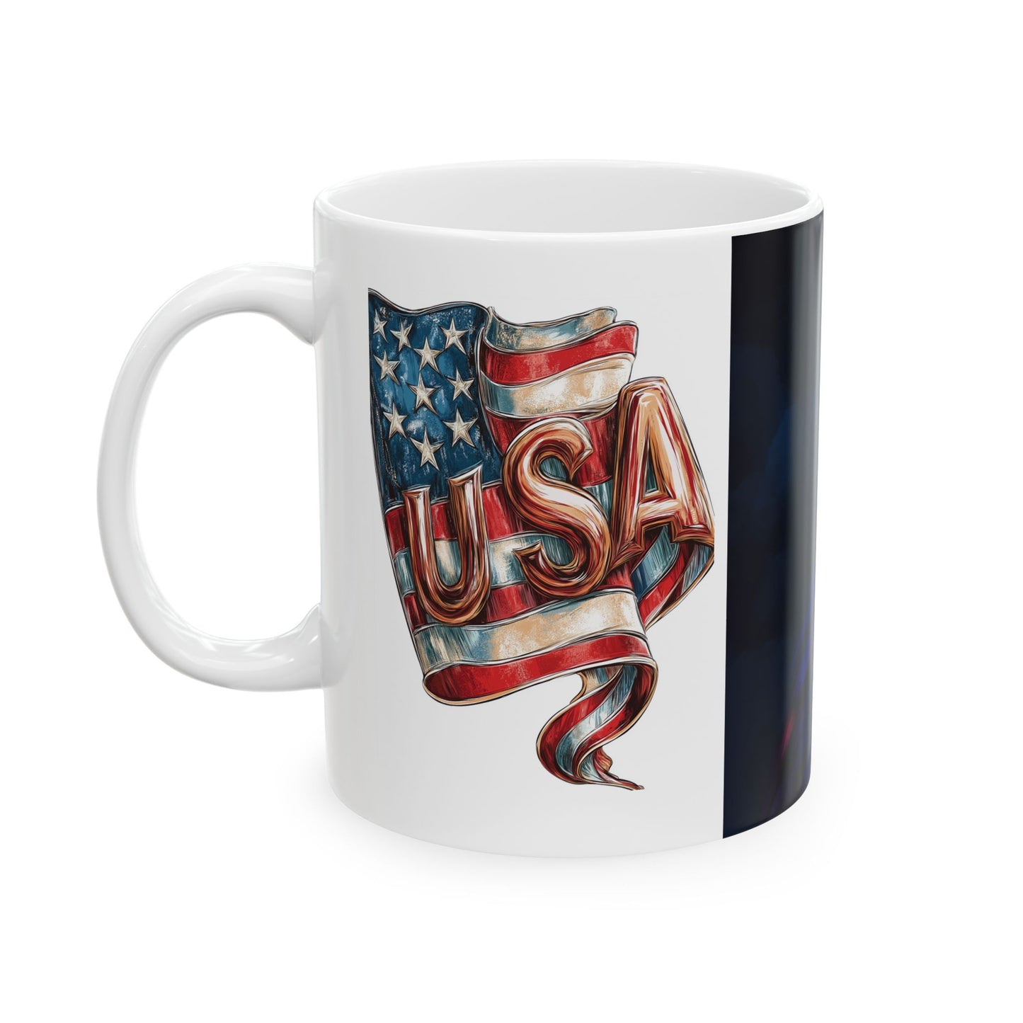 Vibrant Eagle Graphic Ceramic Mug - 11oz & 15oz | Perfect for Nature Lovers