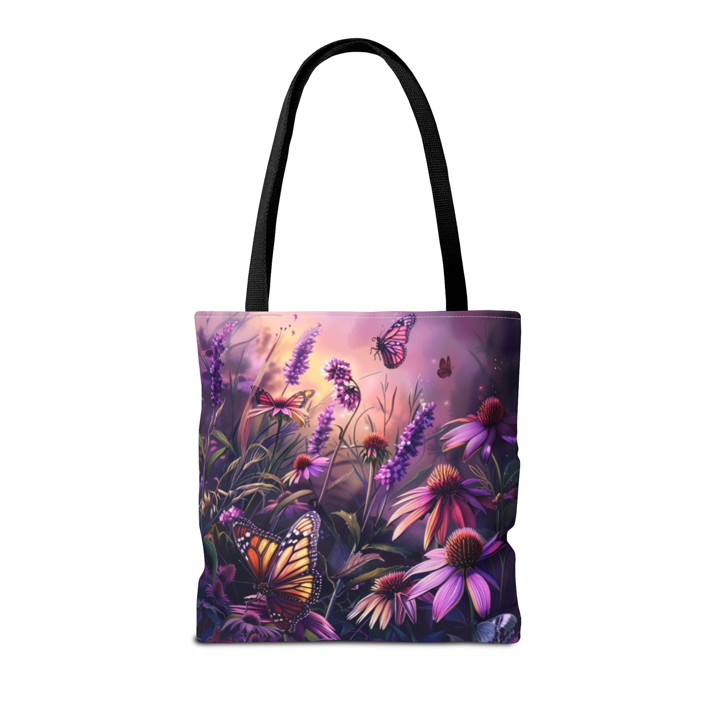 Butterfly Flowers Tote Bag