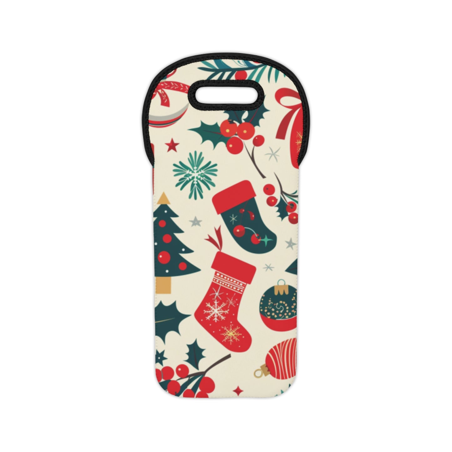 Christmas 4s Wine Tote Bag