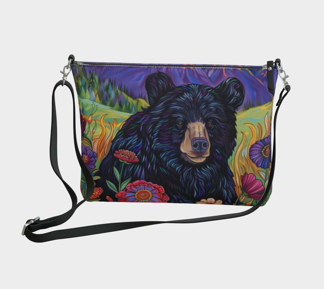 Co. Bear 2 Vegan Leather Crossbody Purse