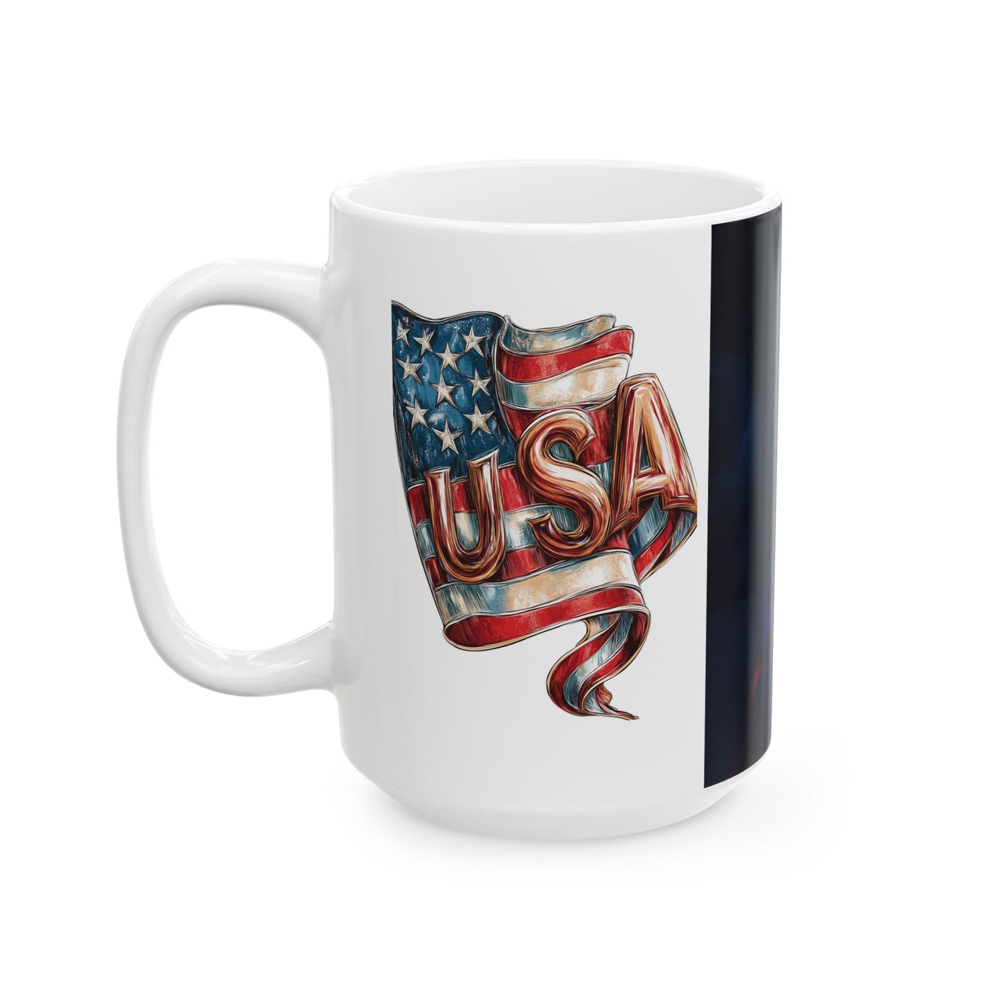 Vibrant Eagle Graphic Ceramic Mug - 11oz & 15oz | Perfect for Nature Lovers