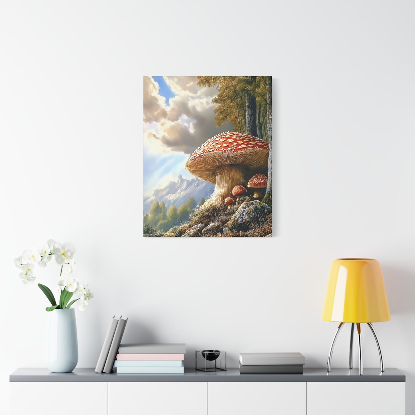 Canvas Print - Giant Mushrooms in the Rockies