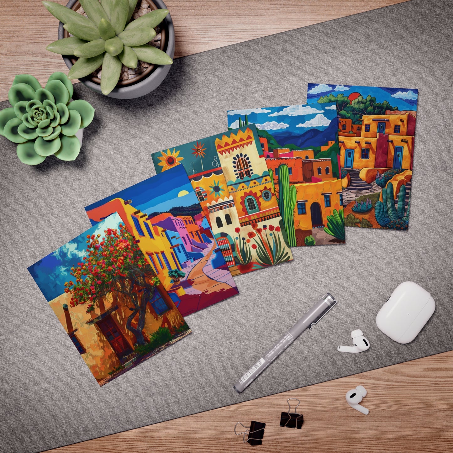 Southwest Mix Multi-Design Greeting Cards (5-Pack)