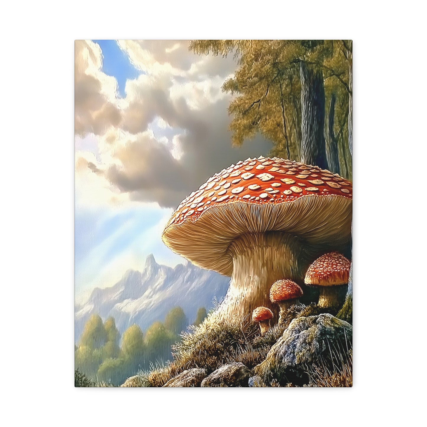 Canvas Print - Giant Mushrooms in the Rockies