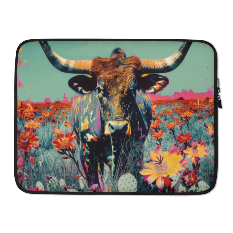 Long Horn Laptop Sleeve