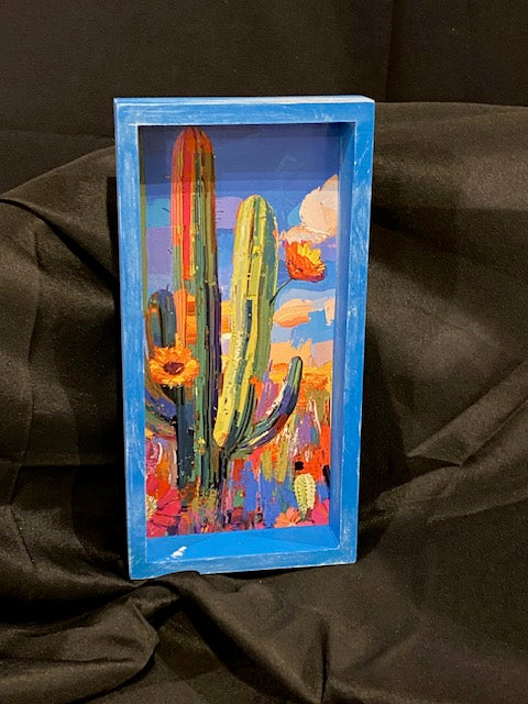 Cacti Blooming Boxed Art