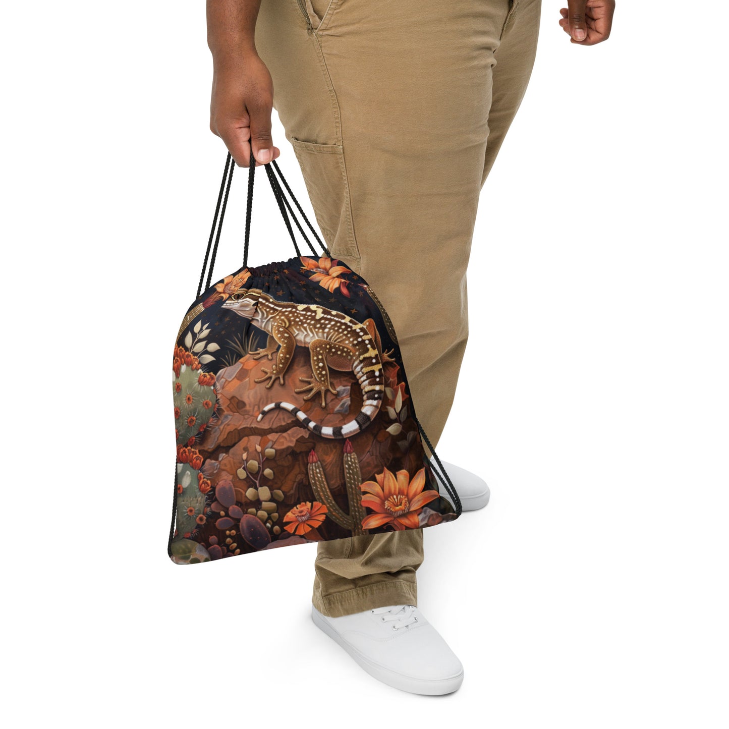 Gecko 1 Drawstring bag