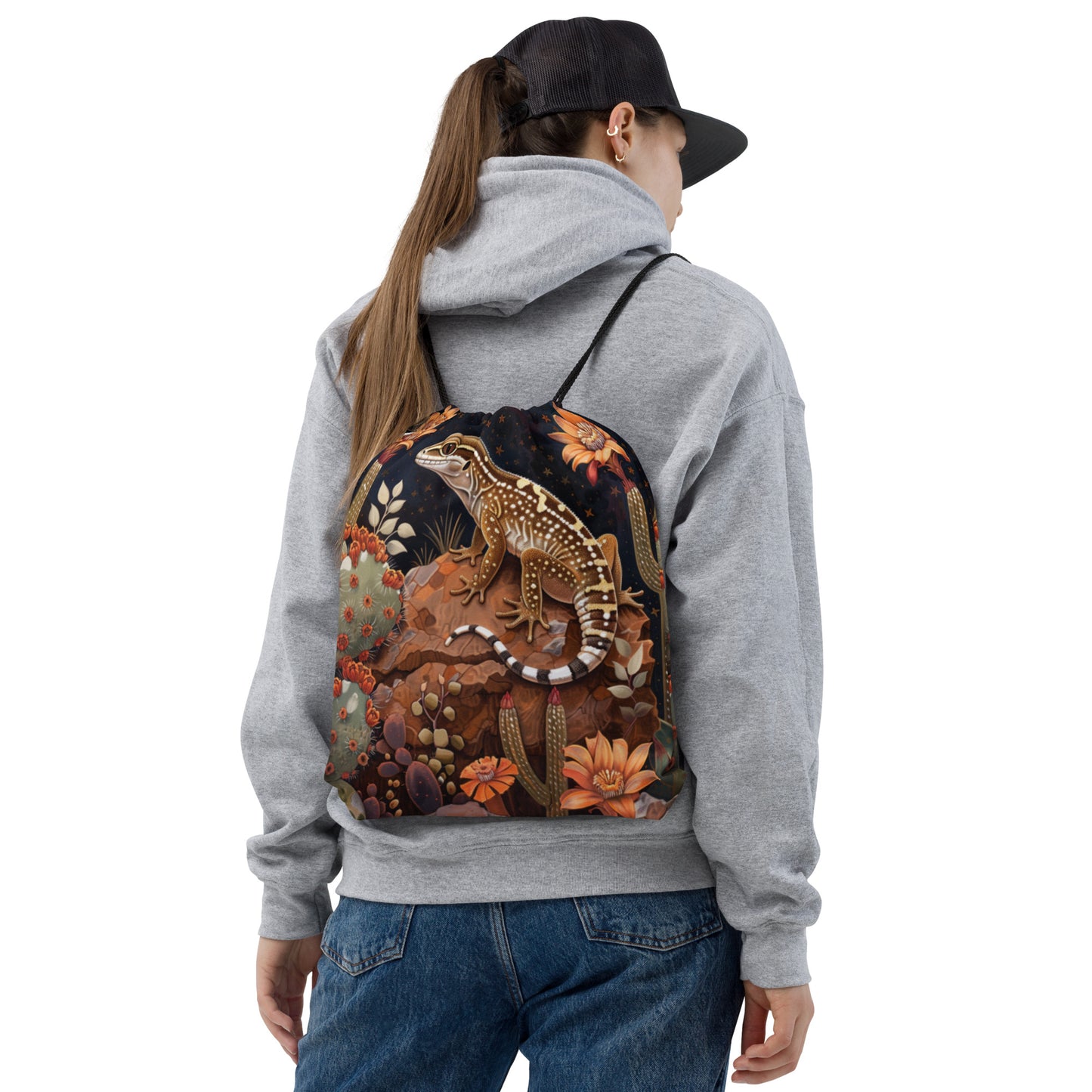 Gecko 1 Drawstring bag