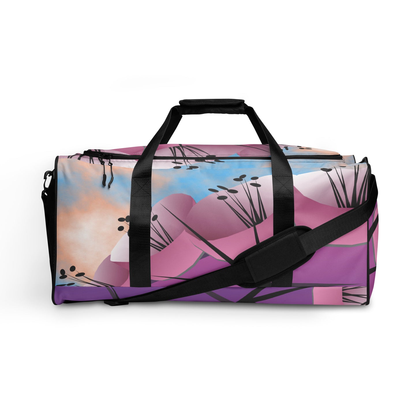 Cacti Purple Duffle bag