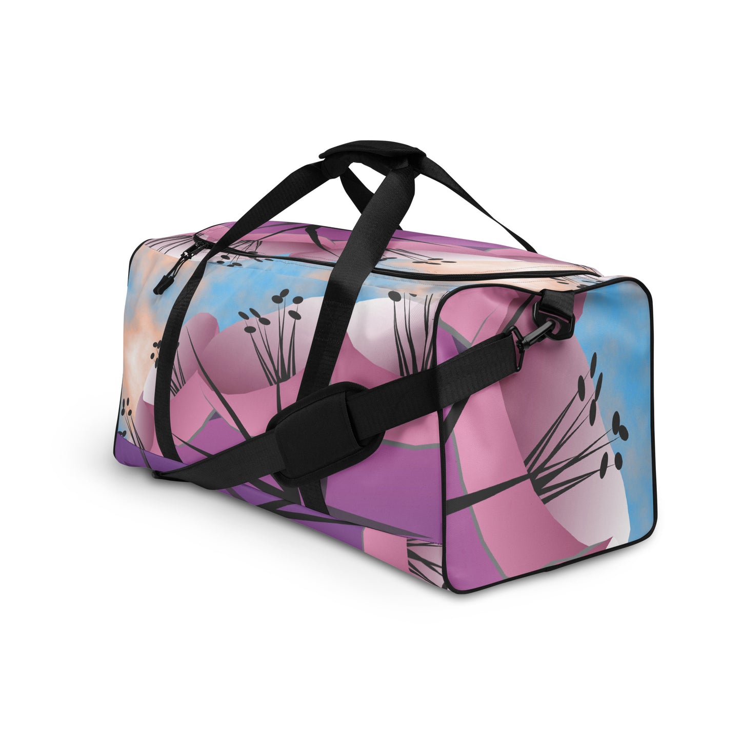 Cacti Purple Duffle bag