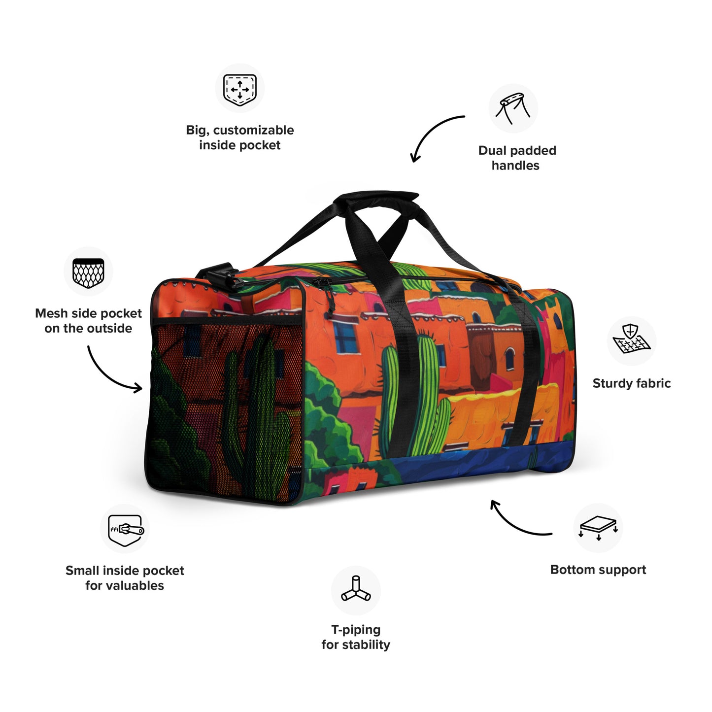 Santa Fe Street Duffle bag