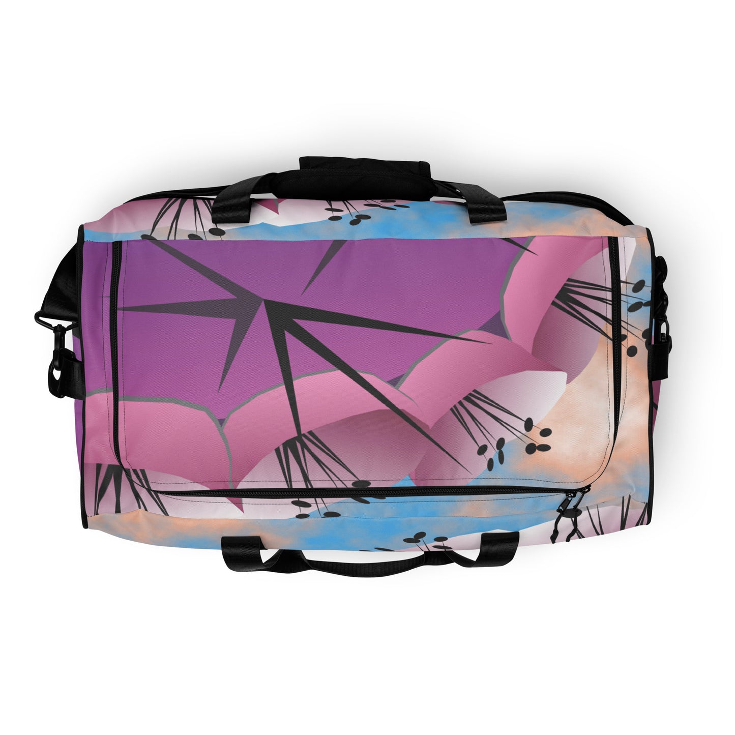 Cacti Purple Duffle bag