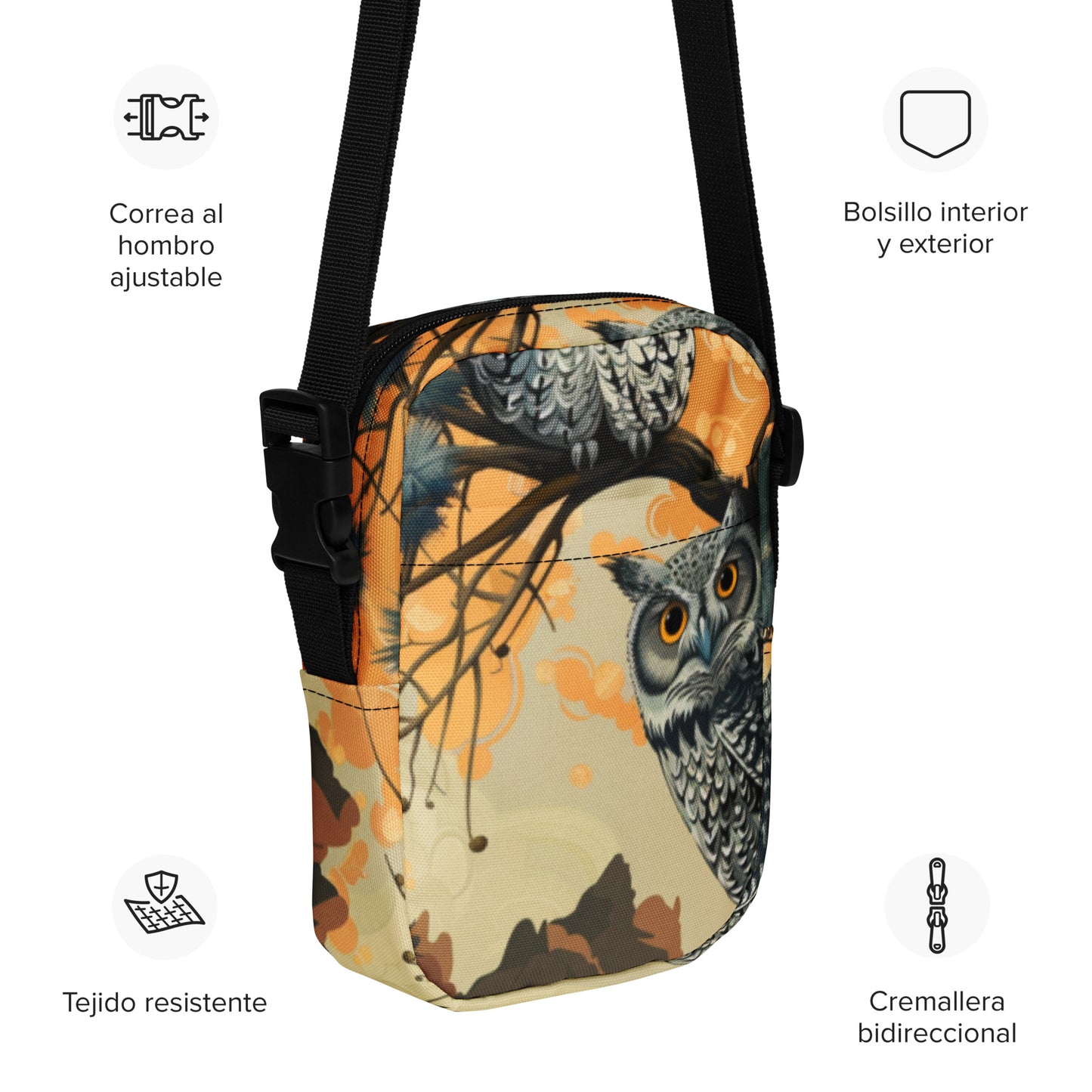 Owl 2 Utility crossbody bag