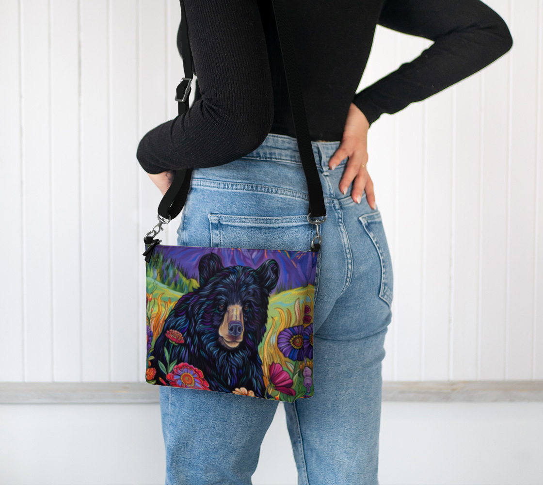 Co. Bear 2 Vegan Leather Crossbody Purse