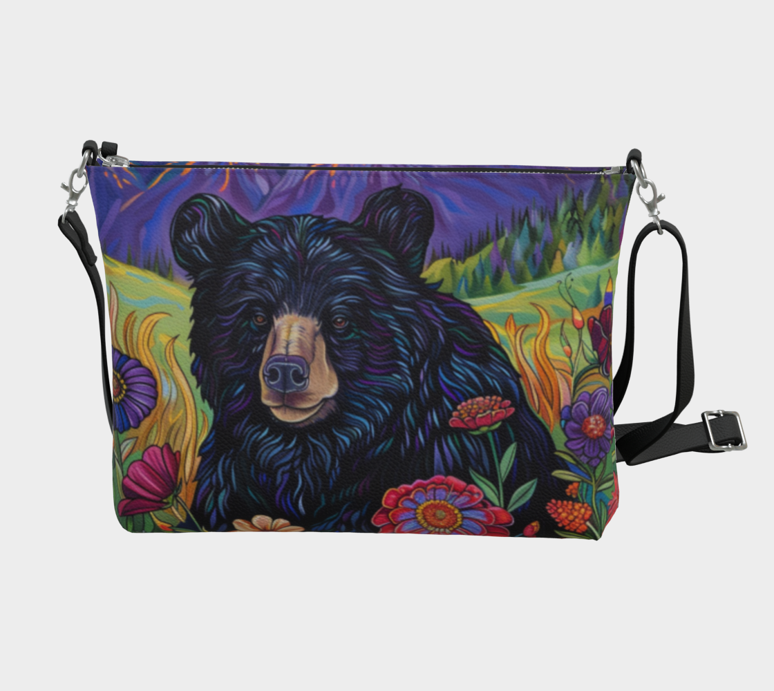 Co. Bear 2 Vegan Leather Crossbody Purse