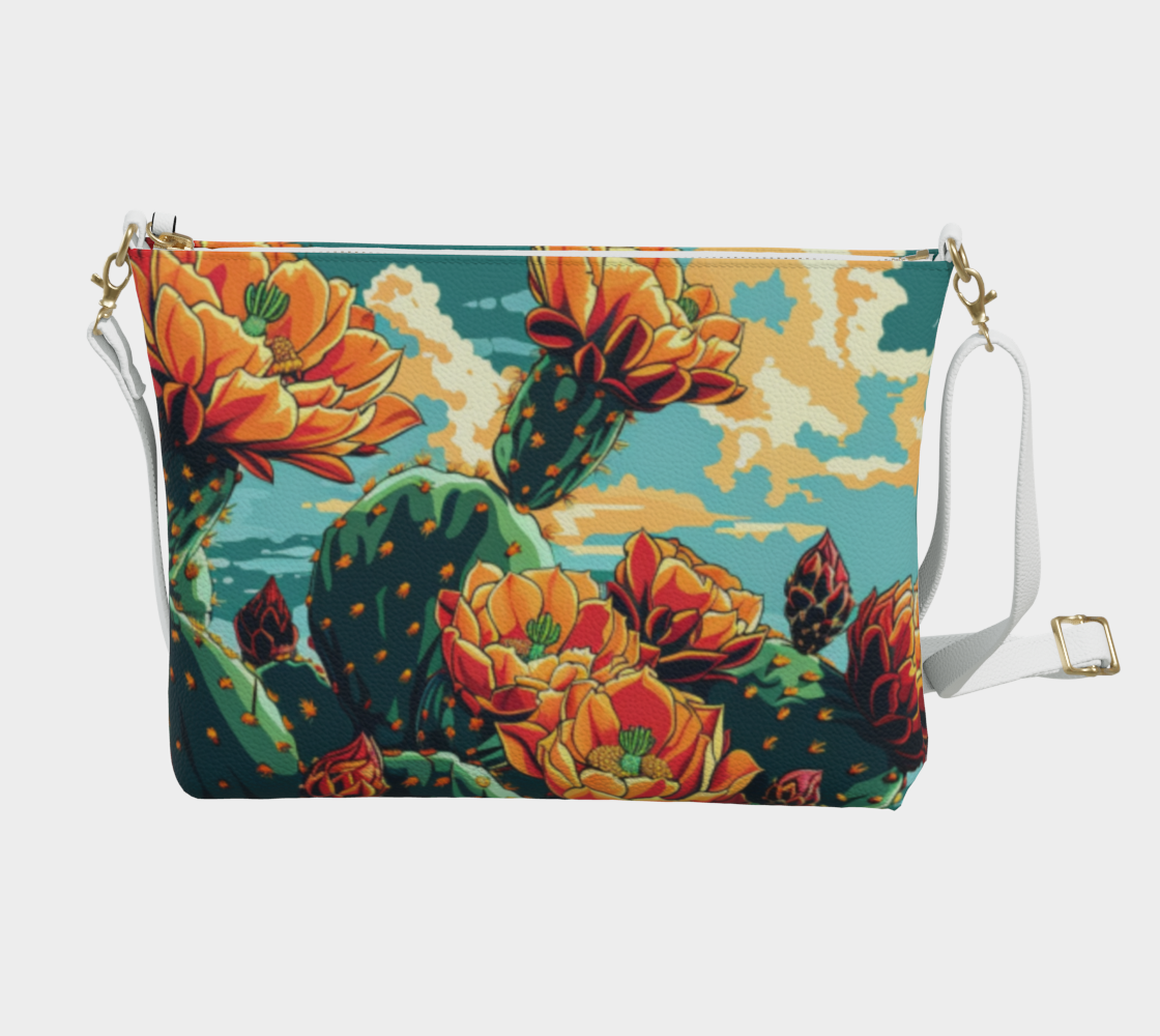 TCS cactus flower 1 VL Crossbody