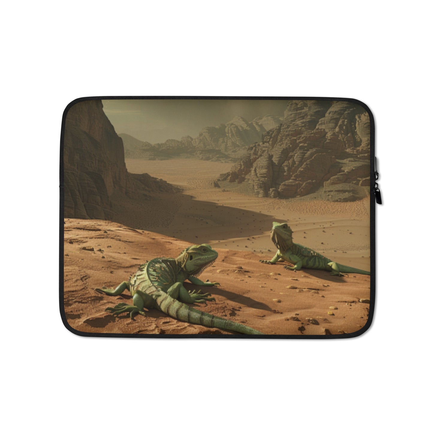 Green Lizards 1 Laptop Sleeve