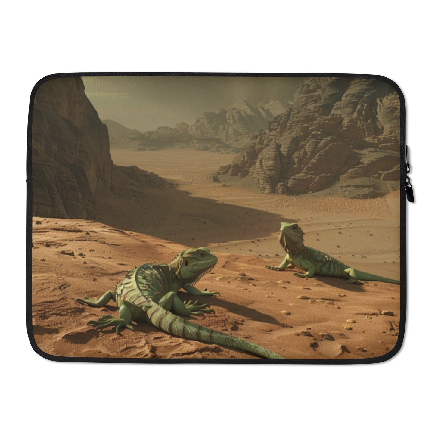 Green Lizards 1 Laptop Sleeve