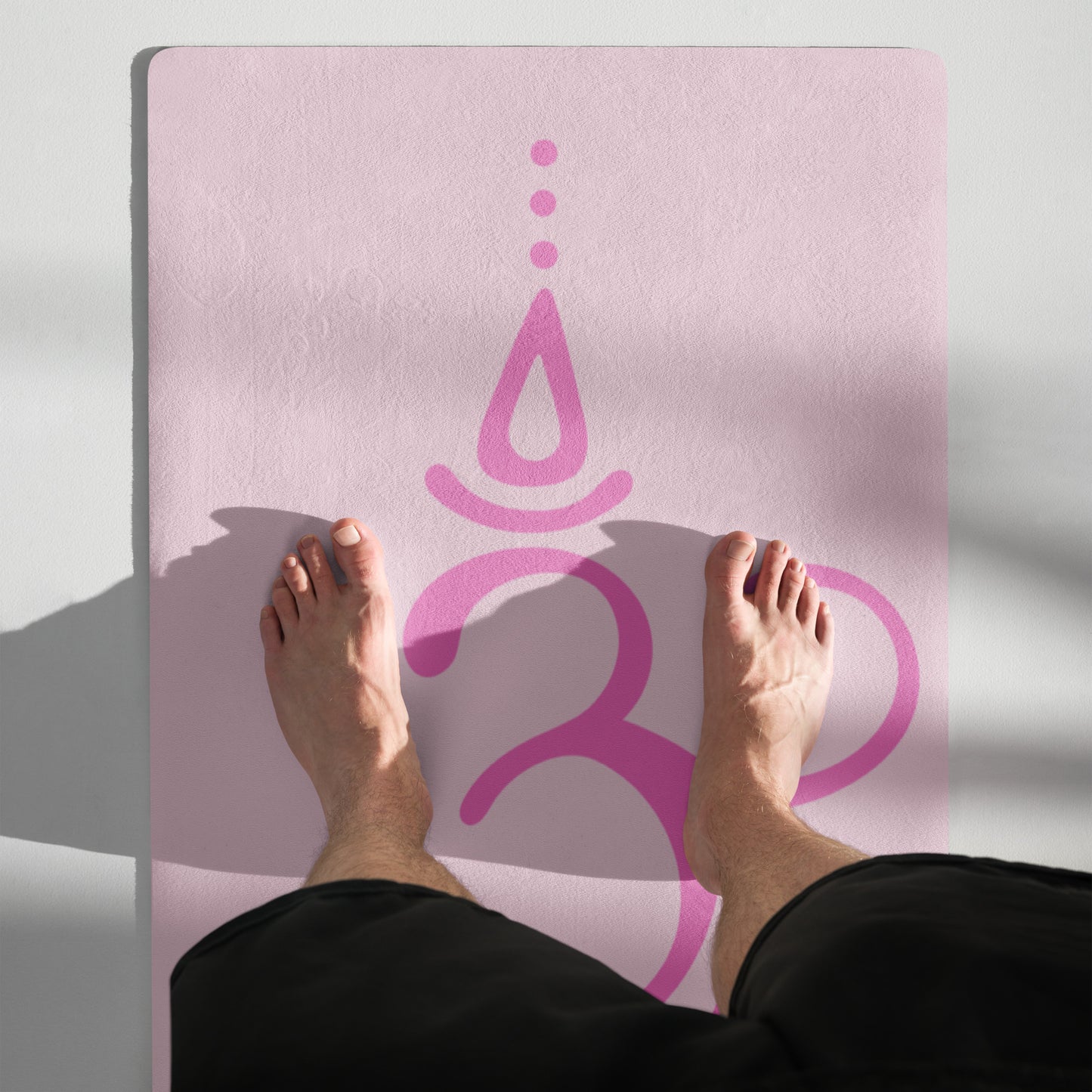 Pink Breathe Yoga mat