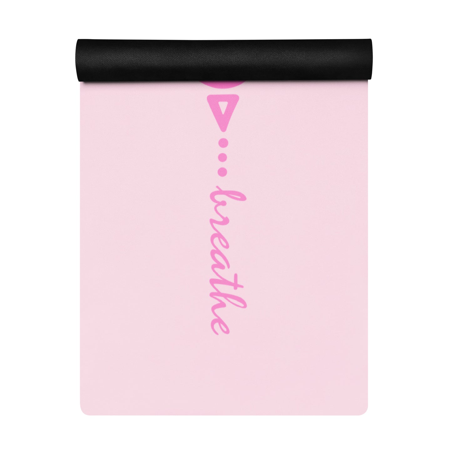 Pink Breathe Yoga mat