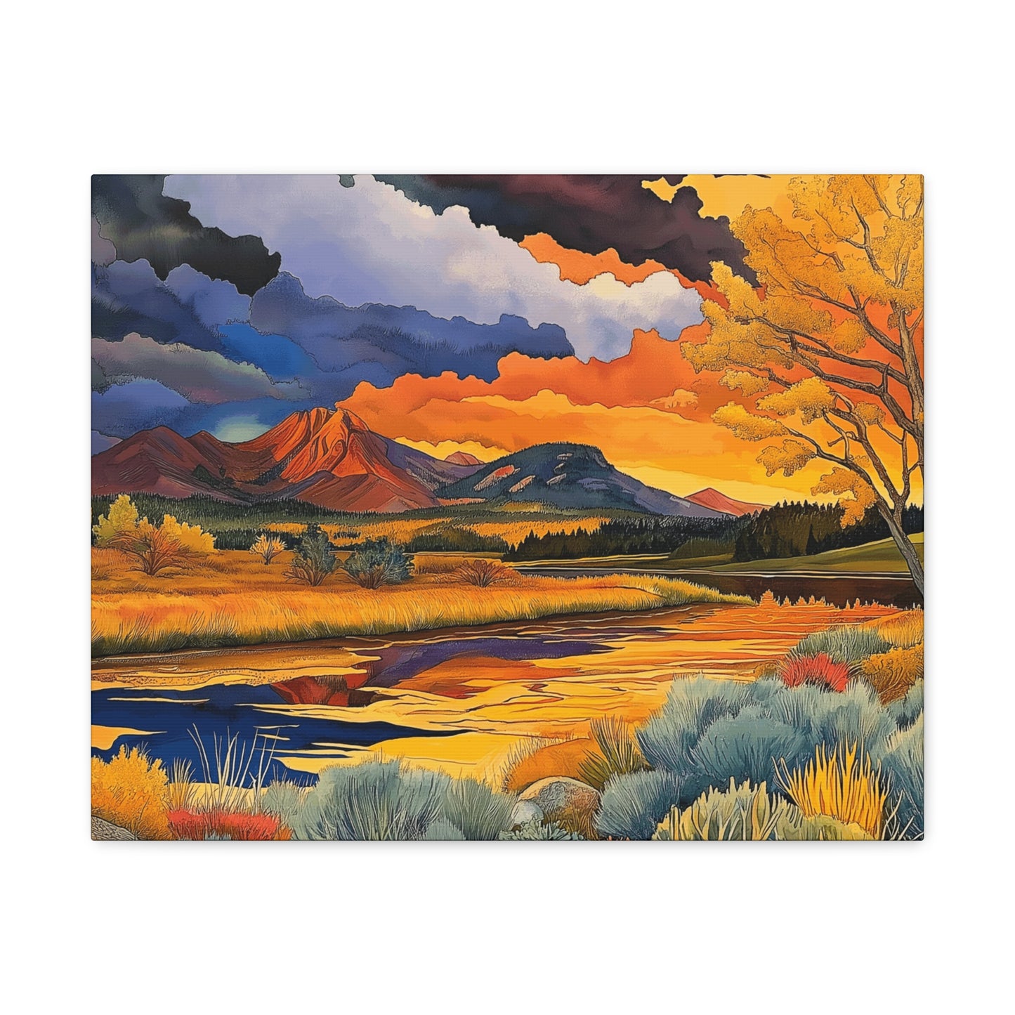 Canvas Gallery Wraps - Colorado Landscape in Glorious Colors