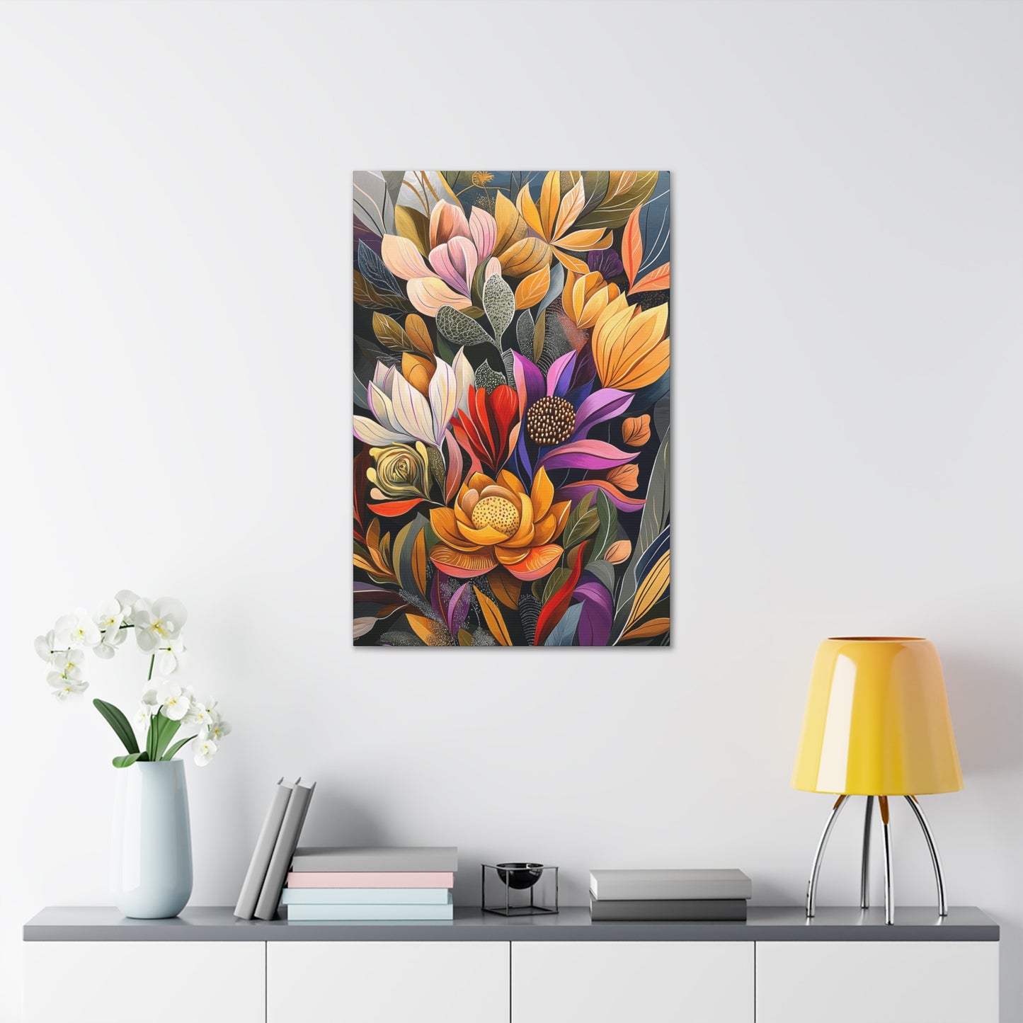 Canvas Wraps - Pastel Cactus Flowers Two