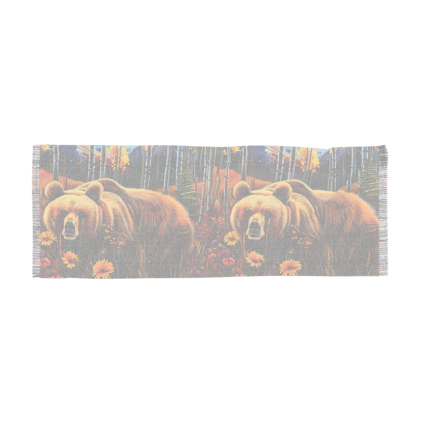 Brown Bear 2 Light Scarf