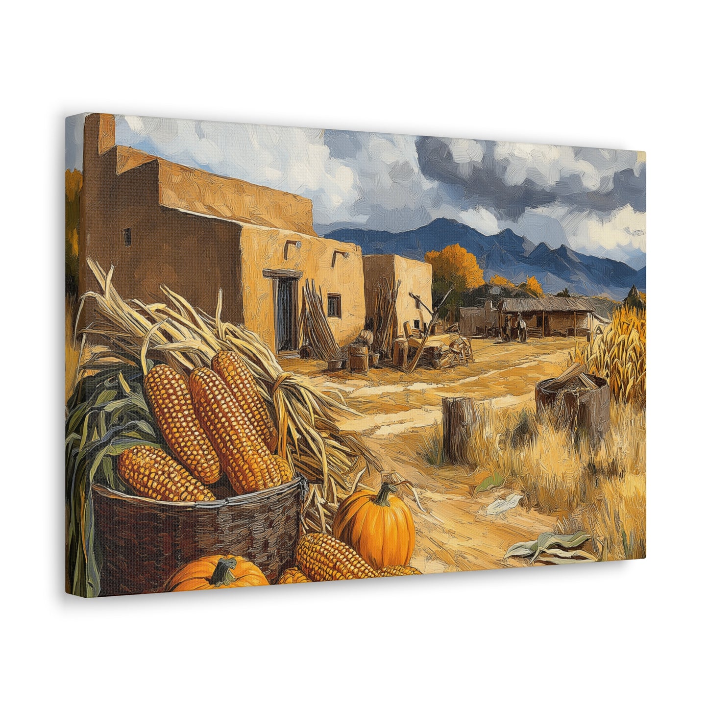 Canvas Gallery Wraps - Village Life Wall Art