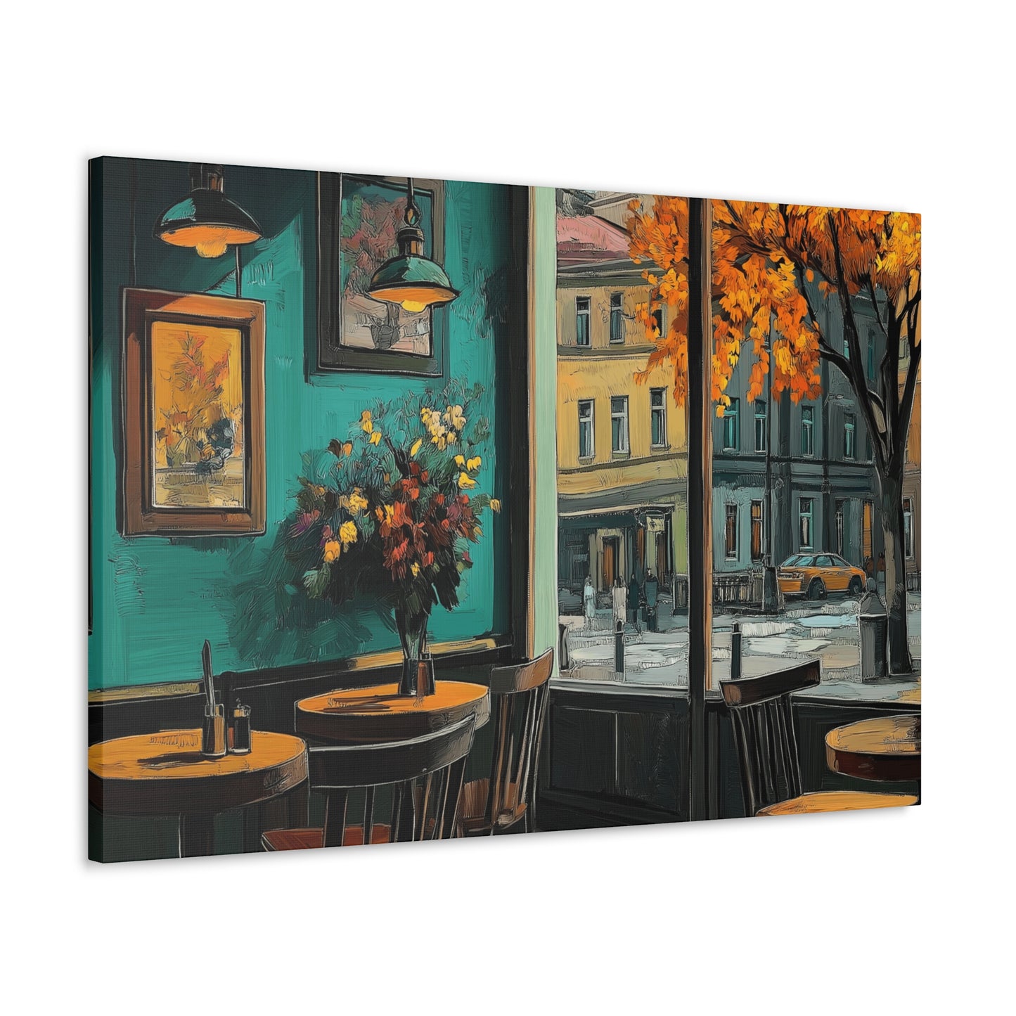 Canvas Gallery Wraps - Special Cafe in Special Place Wall Art