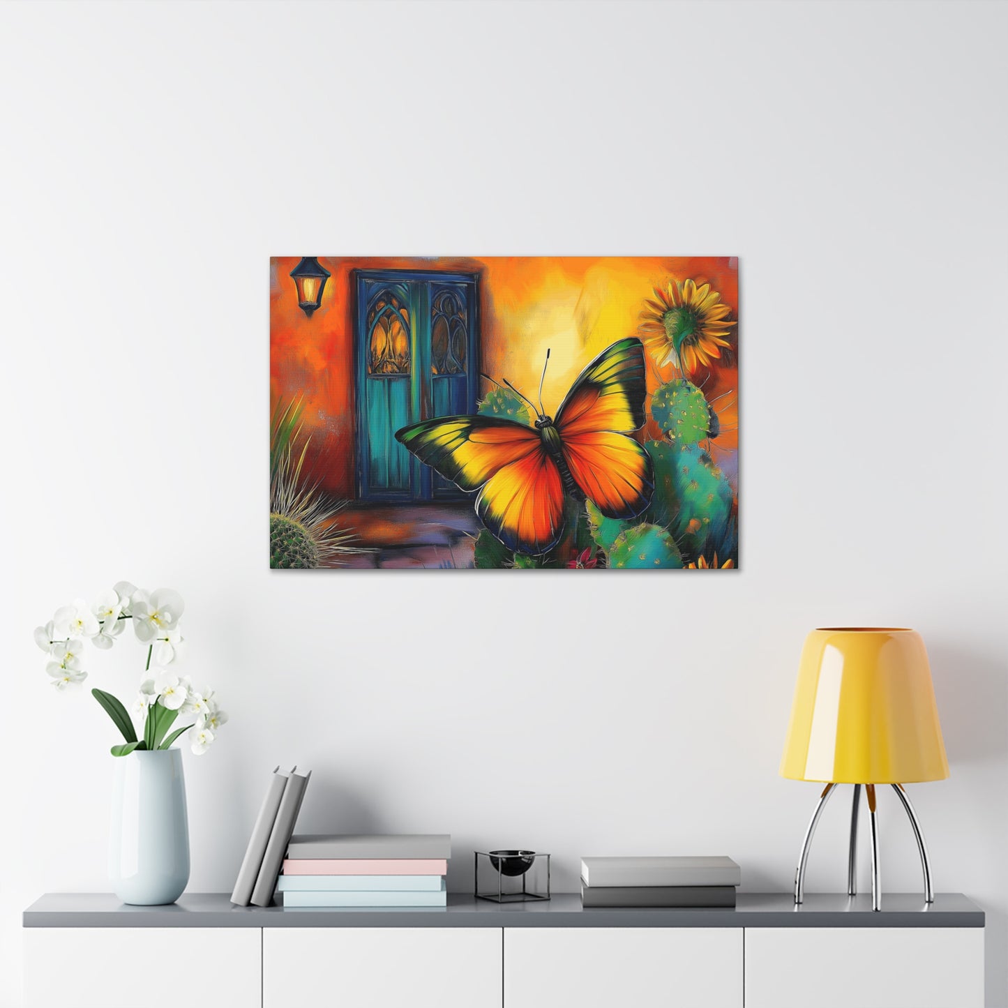 Canvas Gallery Wraps Southwest Butterfly Wall Art