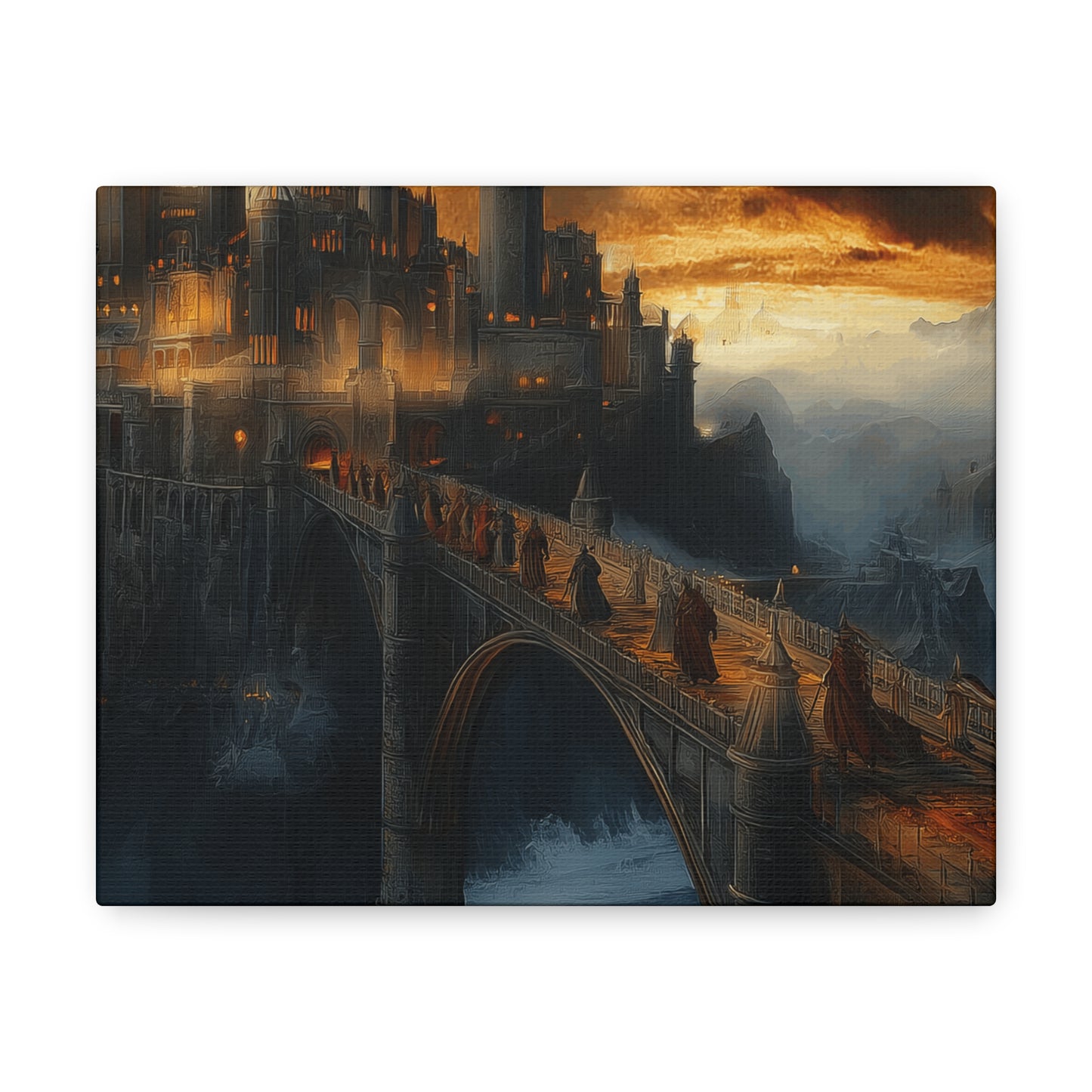 Canvas Wall Art - Dark Castle Entrance