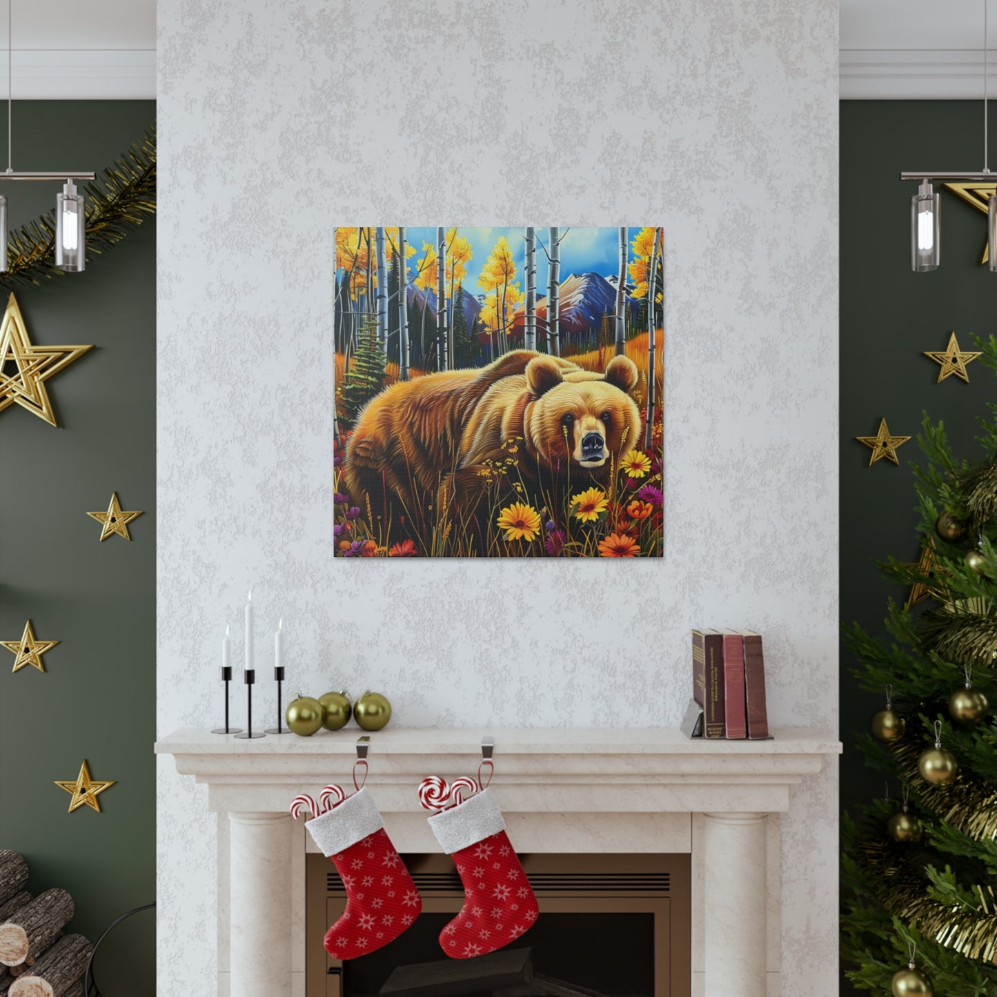 CO Brown Bear Aspens 1a Canvas Gallery Wraps