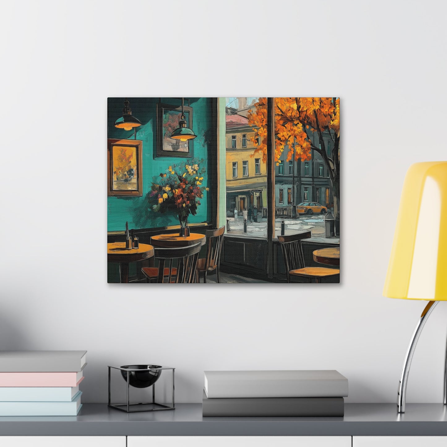 Canvas Gallery Wraps - Special Cafe in Special Place Wall Art