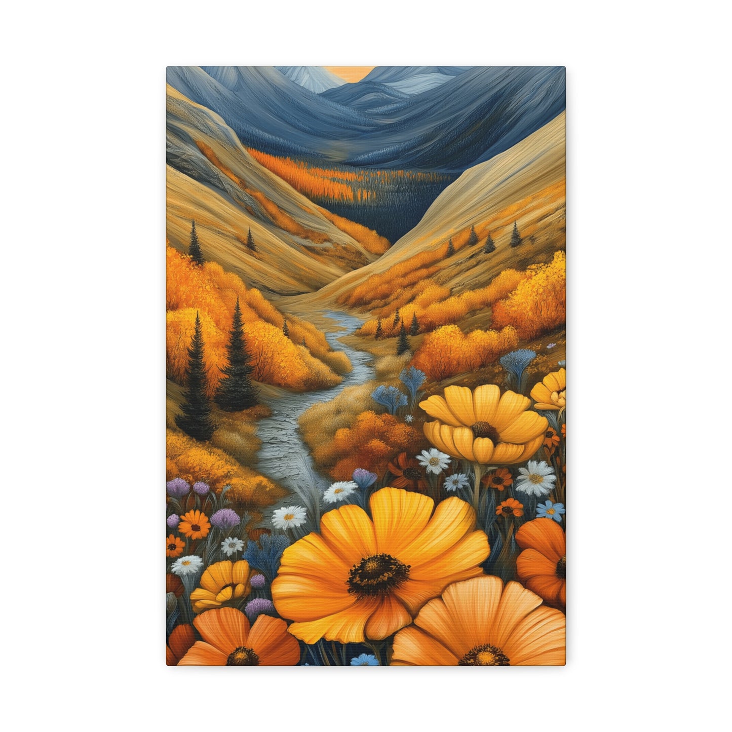 Canvas Gallery Wraps - Rocky Mountain Valley #2