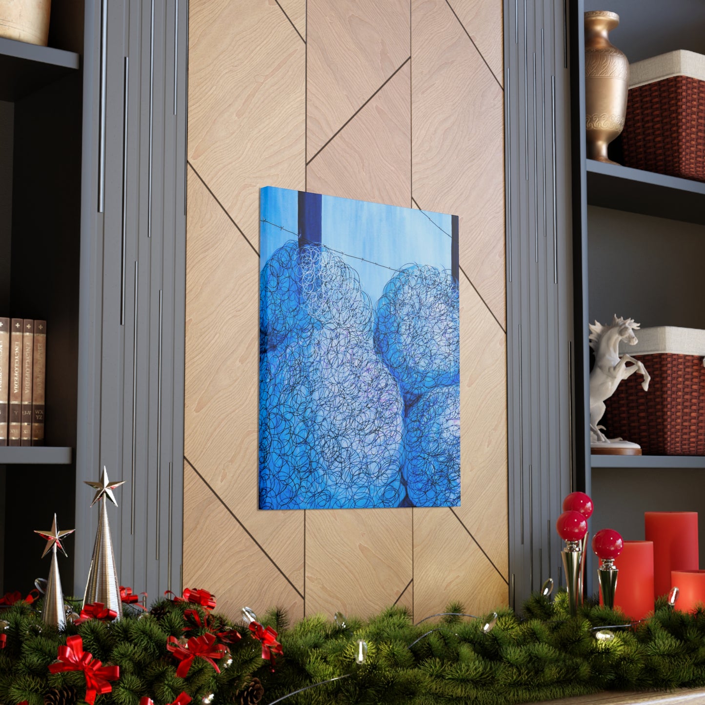 Blue Tumbleweed Canvas Gallery Wraps