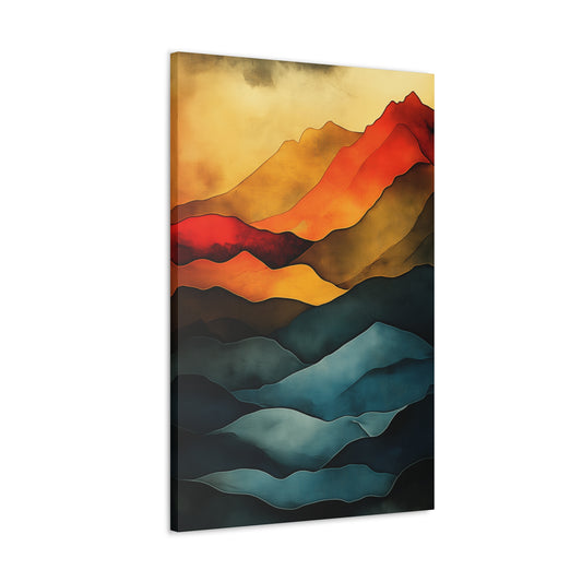 Canvas Prints Bold Expression Mountains