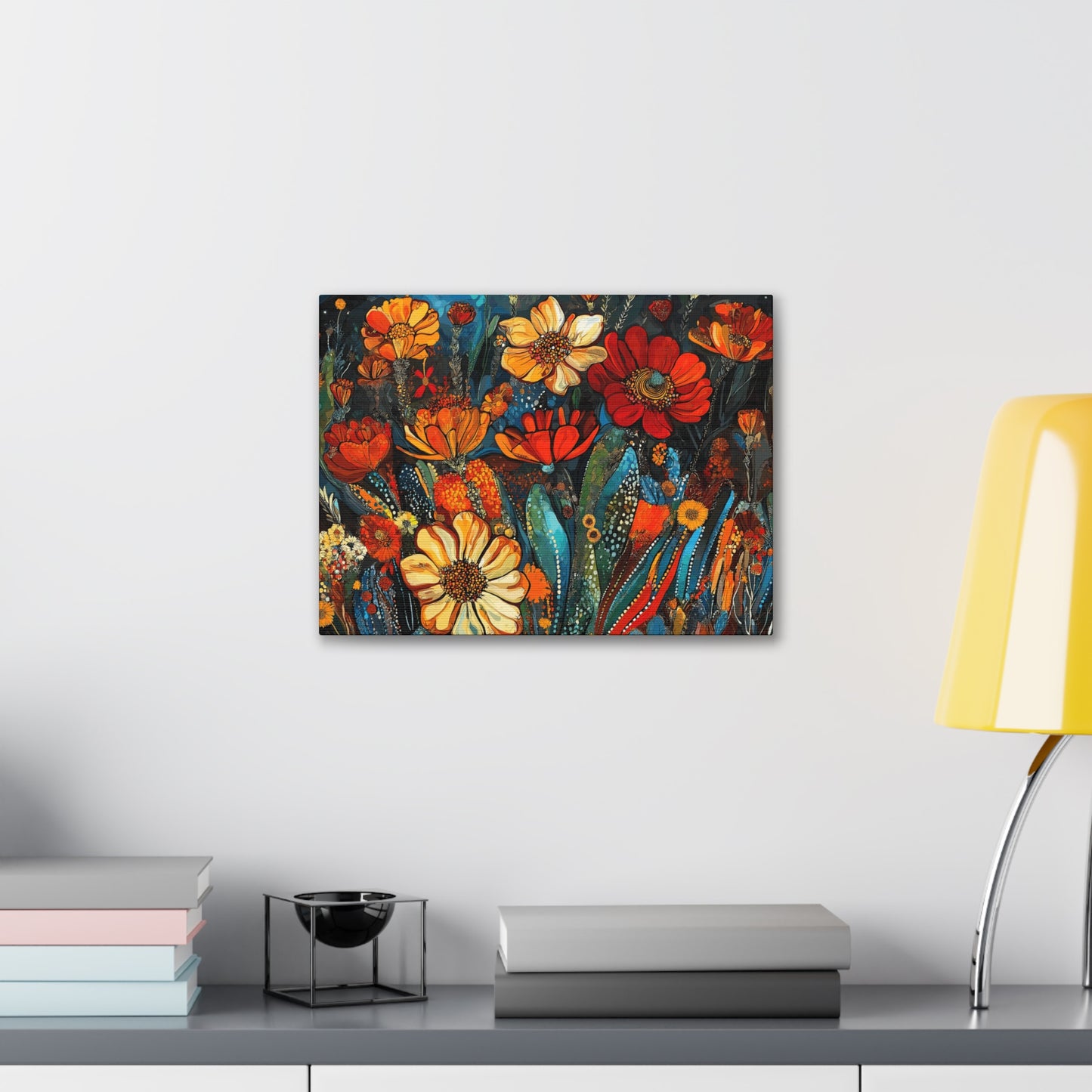 Canvas Gallery Wraps Cacti Flower Bold #4