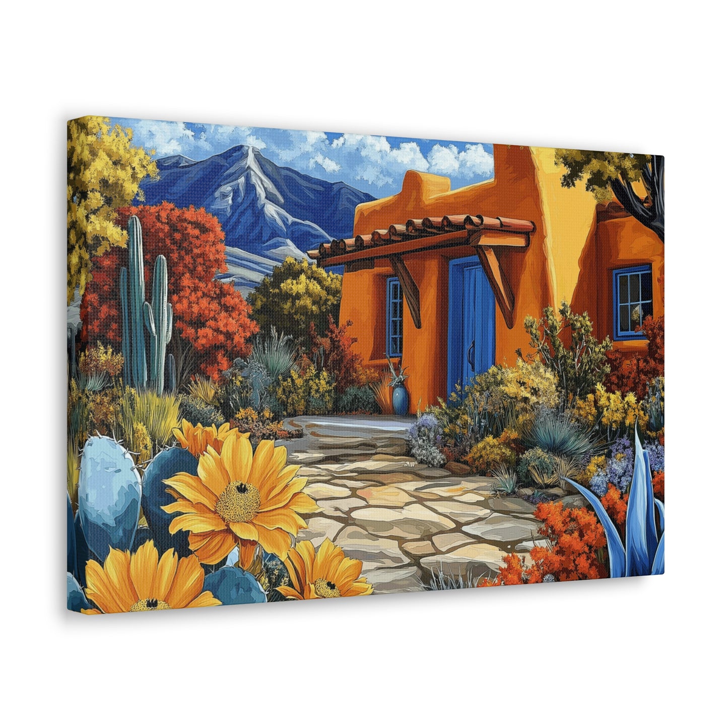 Canvas Gallery Wraps - New Mexico Echoes Casa 16 Wall Decor