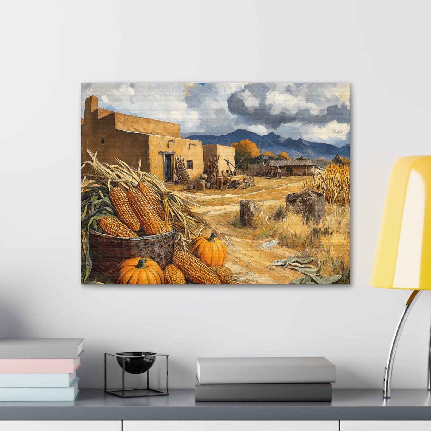 Canvas Gallery Wraps - Village Life Wall Art